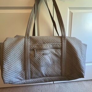 Vera Bradley Gray - Women's Cotton Large Travel Duffel Bag